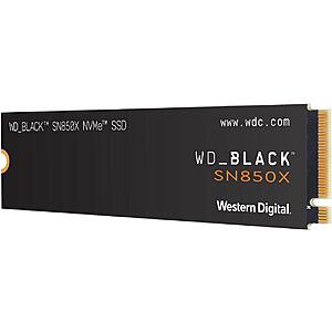 1TB WD_BLACK SN850X NVMe Gen4 SSD $55