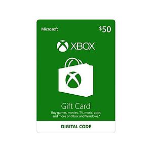 $50 Xbox Gift Card + $10 Xbox Gift Card (Email Delivery) $50