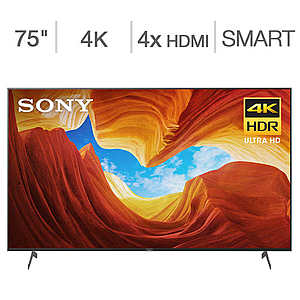 Costco Members: 75" Sony XBR75X90CH 4K UHD LED Smart TV $1570 + Free S/H