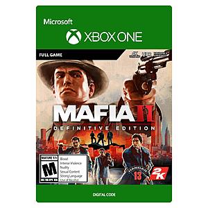 Mafia II Definitive Edition or Mafia III: Definitive Edition (Xbox One / Series S|X Digital Code) $9.90 each @ Amazon