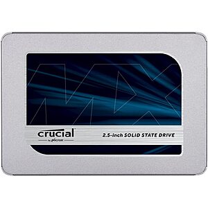 2TB Crucial MX500 3D NAND SATA 2.5" Internal Solid State Drive $167 or less + $3 S/H