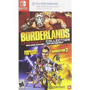 Borderlands or Bioshock Collection for Nintendo Switch (Download Code In Box) $15 each
