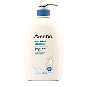 33-oz Aveeno Skin Relief Body Wash (Fragrance-Free) $5 w/ Subscribe & Save