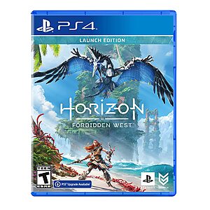 Horizon: Forbidden West Launch Edition (PS4 w/ Digital PS5 Upgrade) $40 + Free Shipping
