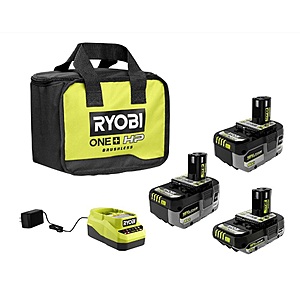 Ryobi One+ 18V 2.0 Ah/4.0 Ah/6.0 Ah Battery/Charger Kit + Select Free Ryobi Tool $149 + Free Shipping