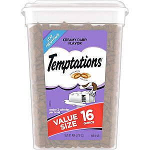 Prime Members: Save on 1st Order of Temptations Cat Treats: 30-oz from $7.85, 16-oz from $4.40 w/ Subscribe & Save