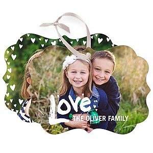 Shutterfly: Personalized Metal Photo Ornament $7