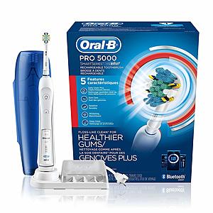 Oral-B 7000 SmartSeries Rechargeable Power Electric Toothbrush $64.94, Oral-B 5000 $44.94 + free shipping