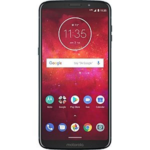 Verizon Customers: 64GB Motorola Moto Z3 $5/mo on 24-Month Payment Plan or $160 w/ Activation + Free Store Pickup