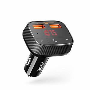 Anker Roav SmartCharge F0 Bluetooth FM Transmitter 2-Port USB Car Charger $11