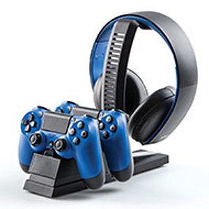 PowerA Dual Controller + Gaming Headset Complete Charging Station for PS4 $10 + Free Store Pickup