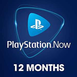 12-Month PlayStation Now Cloud Gaming Subscription for PS4 / PC (Digital Code) $42