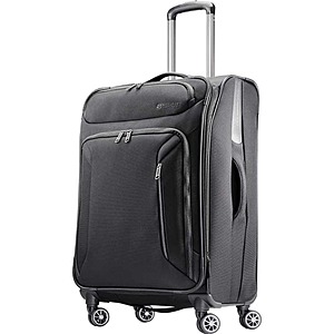 American Tourister Zoom Expandable Softside Spinner Luggage: 28" $59 or 25" $49 & More + Free S&H