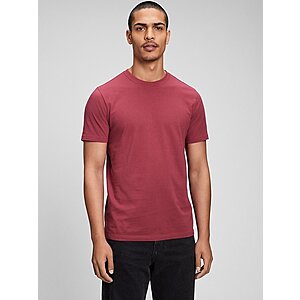 Gap Men's Everyday Soft Crewneck T-Shirt (Red Clay) $4.00