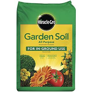 Menard's, 1 cu ft Miracle-Gro All-Purpose Garden Soil for In-Ground Use, $2.81 plus 11% rebate ($2.50 after rebate)