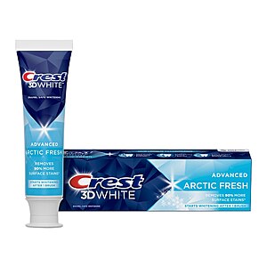2-Ct Crest Toothpaste (various) + Oral-B Toothbrush + $5 in ExtraBucks Rewards $5 + Free Store Pickup