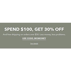 30% off $100 or more at Dockers