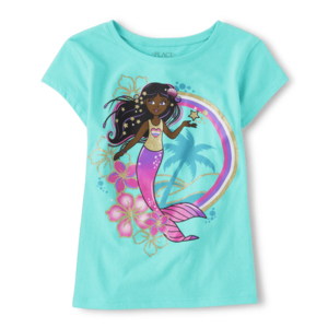 Children's Place 20% off Boys, Girls and Toddler Clearance: Girl's Mermaid Graphic Tee $2.30, Boy's American Dino Graphic Tee $2.59, More + Free Shipping