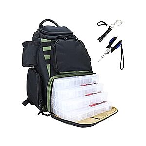 Osage River: Fishing Tackle Backpack $25, Fishing Backpack w/ 4 Tackle Boxes $46 & More + Free Shipping w/ Amazon Prime