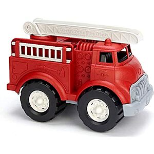 Green Toys Vehicles: Fire Truck (Red) $13, Train (Red/Blue) $13, Recycling Truck (Green) $11, More + Free Shipping w/ Prime or on $35+