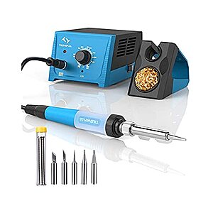 65W Tilswall Soldering Station Welding Iron Kit $33 or Less + Free Shipping w/ Amazon Prime