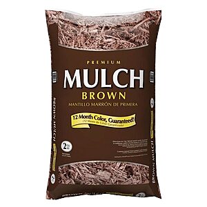 2-Cu Ft Premium Mulch (Various Colors) $2.50 (YMMV) + Free Store Pickup at Lowe's