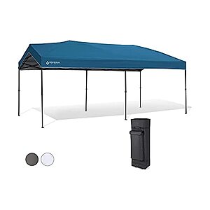 Arrowhead Pop-Up Canopy: 10' x 20' Adjustable Height w/ Wheeled Bag  $120, 10' x10' Heavy Duty w/ Awning $102 & More + Free Shipping w/ Prime
