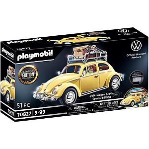 51-Piece Playmobil Volkswagen Beetle Special Edition $16.91 + Free Shipping w/ Walmart+ or on $35+