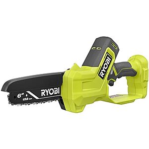 18V 6" Ryobi One+ Battery Compact Pruning Mini Chainsaw (Tool Only) $80 + Free Shipping w/ Prime