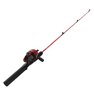 Zebco: Dock Demon Spincast Reel w/ 30" Fiberglass Fishing Rod Combo (Right) or Slingshot Spincast Reel w/ 2-Piece 5'6" Rod Combo (Right) $9.98 + Free Shipping w/ Prime or on $35+