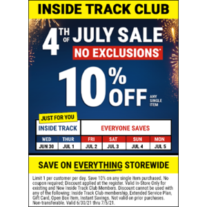 10% OFF with NO EXCLUSIONS – Harbor Freight Coupons July 2-5