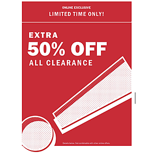 Old Navy Coupon: Extra 50% Off Select Men's, Women's or Kids' Clearance Items + F/S on $50+. Sandals/Undies From $1