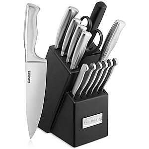 Cuisinart Classic Stainless Steel 15-Pc. Cutlery Set & Reviews - Cutlery & Knives - Kitchen - Macy's - $80.99