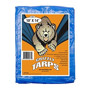 B-Air Grizzly Waterproof Poly Tarps Cover (various sizes) $8