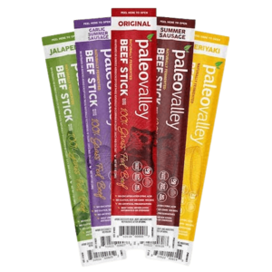 Paleovalley Grass Fed Beef Sticks 63% OFF (80 count) - Various Flavors $71 + Free Shipping