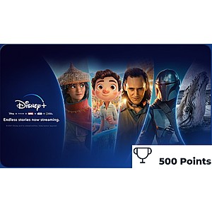 Disney+ 30-Day Subscription Code for 500 DMI points - Disney Movie Insiders