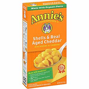 Annie’s 6oz 12pk Aged White Cheddar @ Amazon $9.50