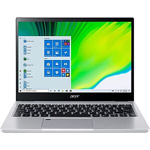 Acer Spin 3 2-in-1 Laptop (Open Box): i7-1165G7, 13.3" IPS, 16GB RAM, 512GB SSD $529 + Free Shipping
