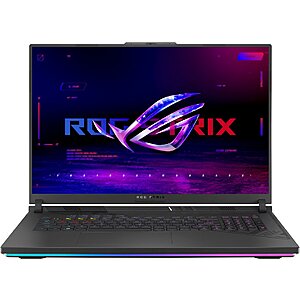 ASUS ROG Strix G18 Gaming Laptop: i9-13980HX, 18" QHD+ 240Hz, 16GB DDR5, RTX 4080 $2100 + Free Shipping