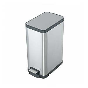 Better Homes & Gardens 3.9 gal / 15 L Stainless Steel Trash Can with Lid and Step foot pedal $20.00
