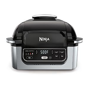 $144.49 Ninja Foodi 5-in-1 Indoor Grill with Air Fryer, Roast, Bake & Dehydrate
