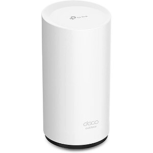 Limited-time deal: TP-Link Deco Outdoor Mesh WiFi (Deco X50-Outdoor), AX3000 Dual Band WiFi 6 Mesh, 2 Gigabit PoE Ports, 802.3at PoE+,Weatherproof, Works with All Deco Me - $99.99