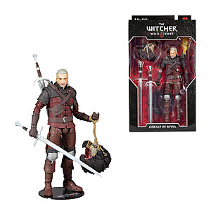 McFarlane Toys 7'' Geralt of Rivia w/ Wolf Armor (The Witcher 3) $12.49 & More + Shipping