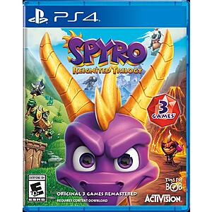 Spyro Reignited Trilogy (PS4, Physical) $12.50 + Free Store  Pickup or Free Shipping on $79+