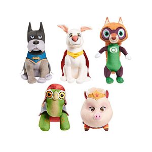 DC Comics Plushies: 2-Piece Justice League 7.75'' Batman & Flash $6.36, 5-Pack DC Super PEts 7.5'' Pack $11.96 & More + Free Store Pickup at Macy's or F/S on $25+