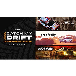 9-Item Catch my Drift Off Road & Rally Racing Game Bundle: WRC 10 Fia World Rally Championship, Art of Rally & More (PC Digital Download Games) $13.00
