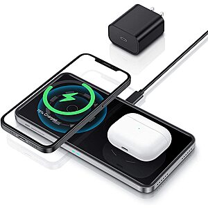 2 Pack 3 ft ESR USB-C to Lightning Cable $7, 2-in-1 HaloLock Magnetic Wireless Charging Station for iPhone 12 series $7 & More + Free Shipping w/ Prime or on orders $25+