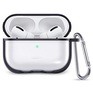 ESR AirPods Pro Case w/ Hybrid TPU Frame & Keychain $4, Air Ripple Clear Carrying Case $5 + Free Shipping
