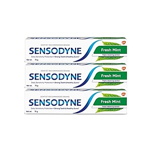 3pk & 6pk Sensodyne Fresh Mint Sensitive Toothpaste 2.64oz as low as $13.99