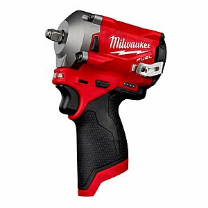 Milwaukee M12 Fuel Stubby 3/8" Impact Wrench (Tool Only) $136.50 + Free S/H